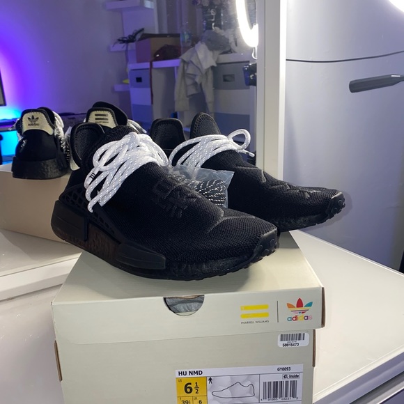 Black adidas HU NMDs - Picture 4 of 5